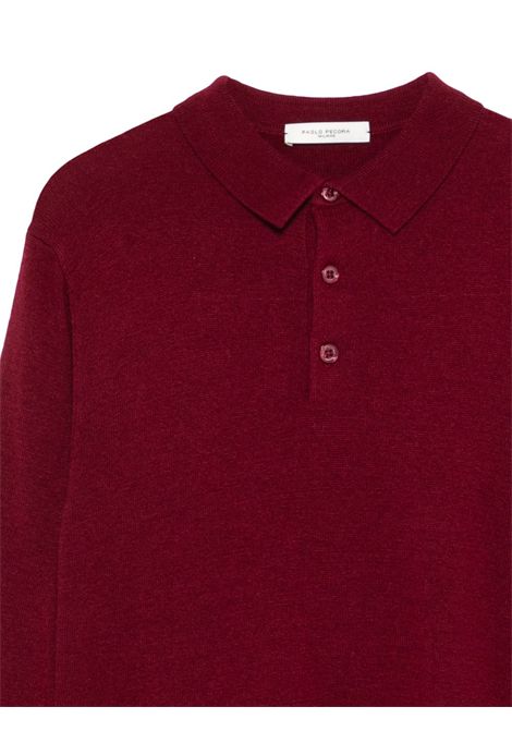 Pull con colletto polo PAOLO PECORA KIDS | PP4086MOSTO